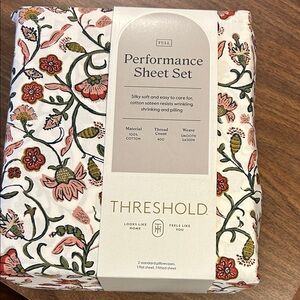 Threshold Floral Performance Sheet Set - Full Size